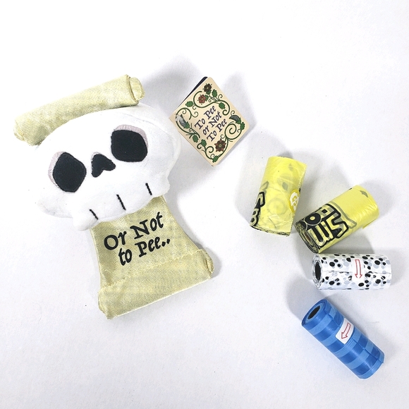 Dog Toy Crinkle Squeaker Bark Box and Doogie Bags - Picture 1 of 5